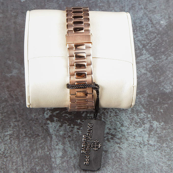 Patek Philipps Sa Rose Gold Watch with Black Dial - PerfectKickZ