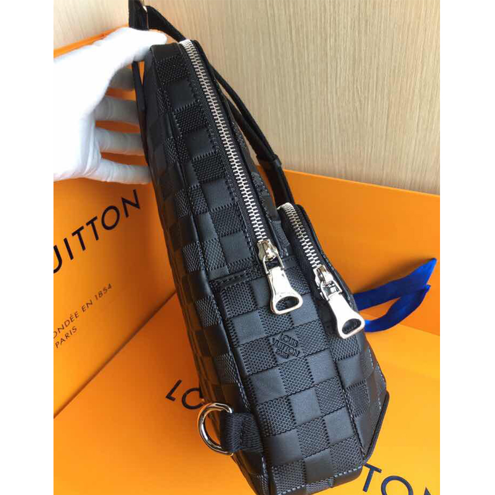 Louis Vuitton Black Argyle Bag - PerfectKickZ
