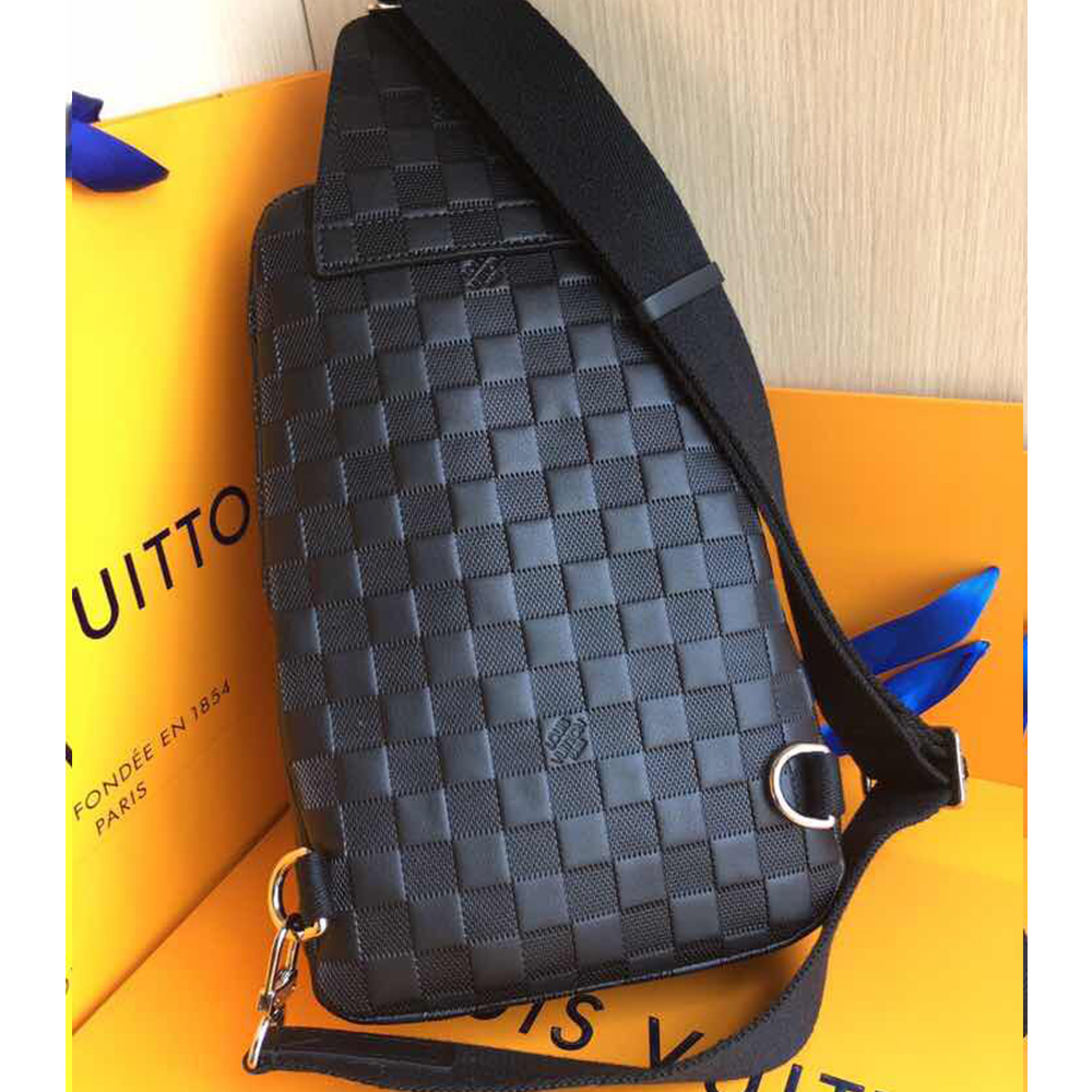 Louis Vuitton Black Argyle Bag - PerfectKickZ