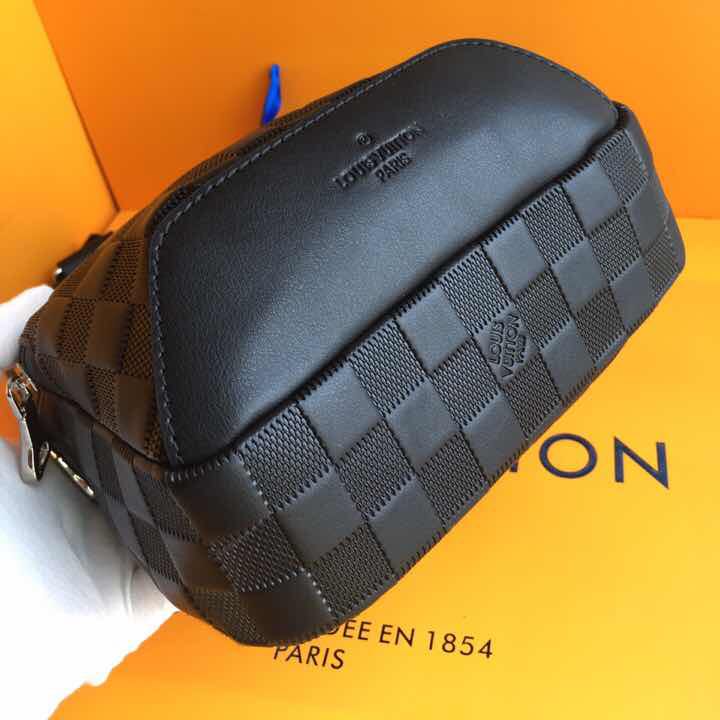 Louis Vuitton Black Argyle Bag - PerfectKickZ