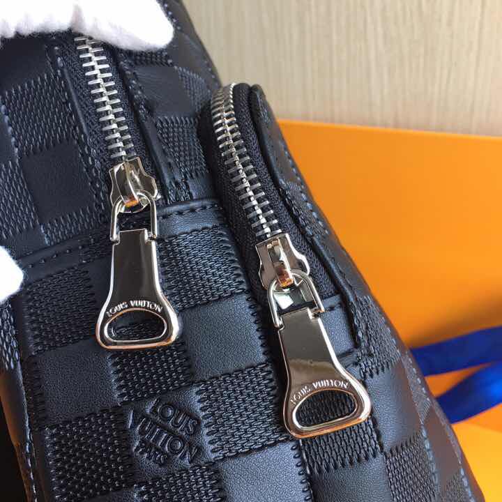 Louis Vuitton Black Argyle Bag - PerfectKickZ