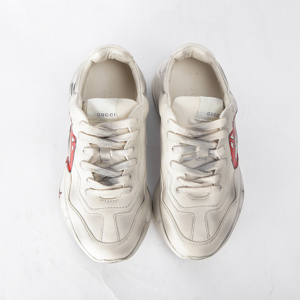 Gucci Rhyton Sneaker With Mouth Print - PerfectKickZ