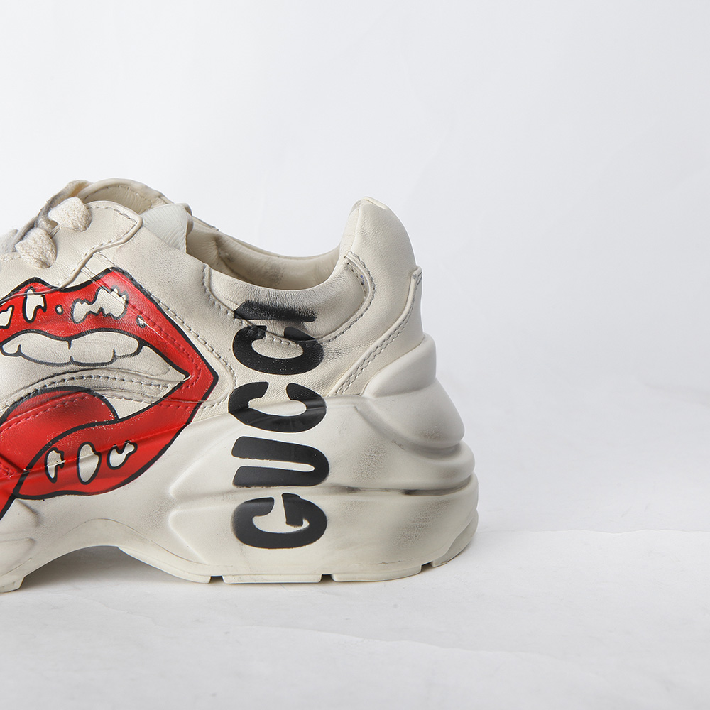 Gucci Rhyton Sneaker With Mouth Print - PerfectKickZ
