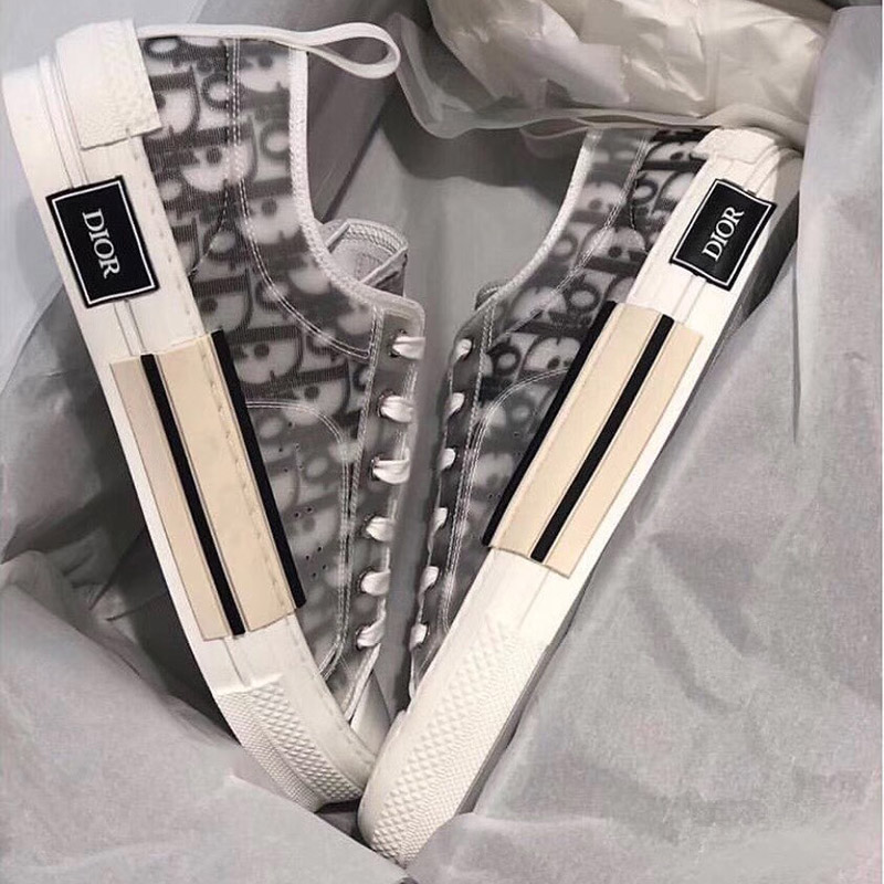 Dior Oblique Technical Canvas "B23" Sneaker - 