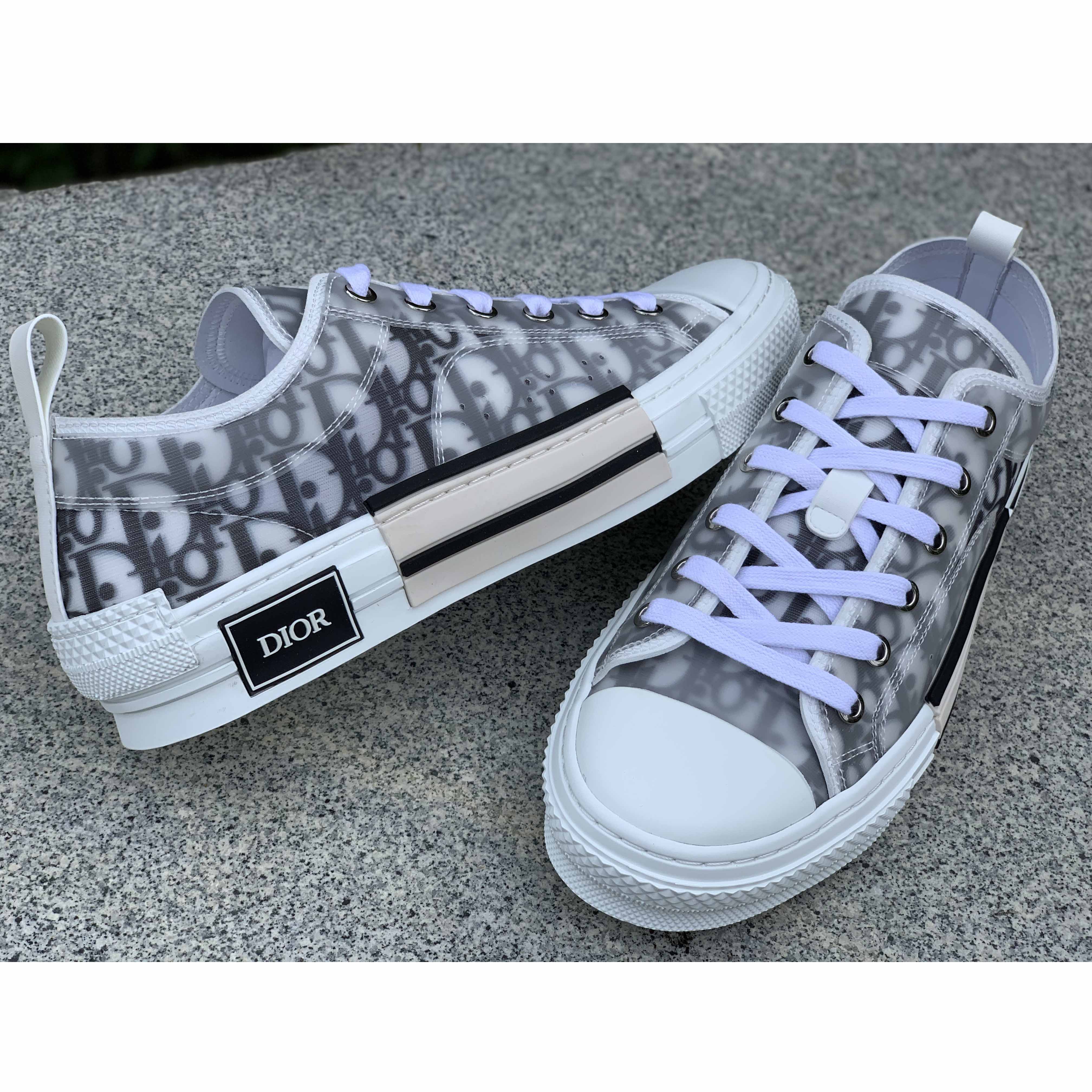 Dior Oblique Technical Canvas "B23" Sneaker - 