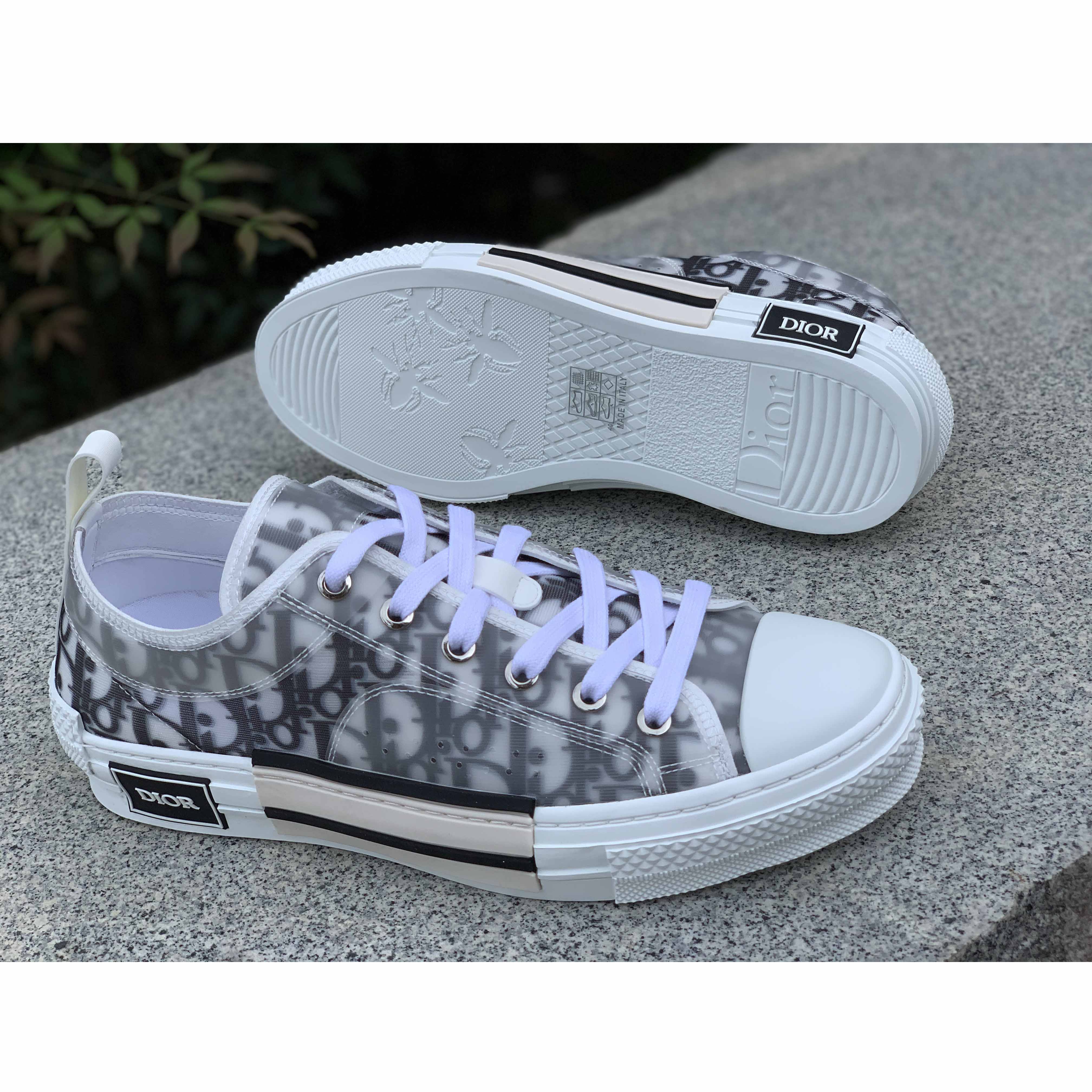 Dior Oblique Technical Canvas "B23" Sneaker - 