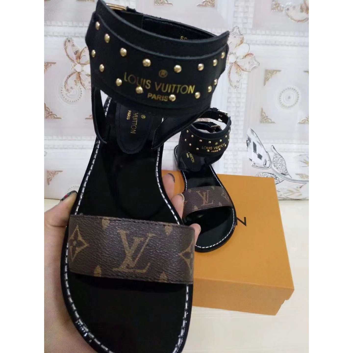 Louis Vuitton Monogram Nomad Women Sandals  - PerfectKickZ
