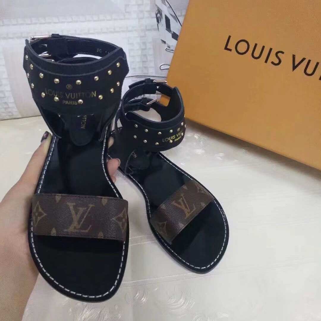 Louis Vuitton Monogram Nomad Women Sandals  - PerfectKickZ
