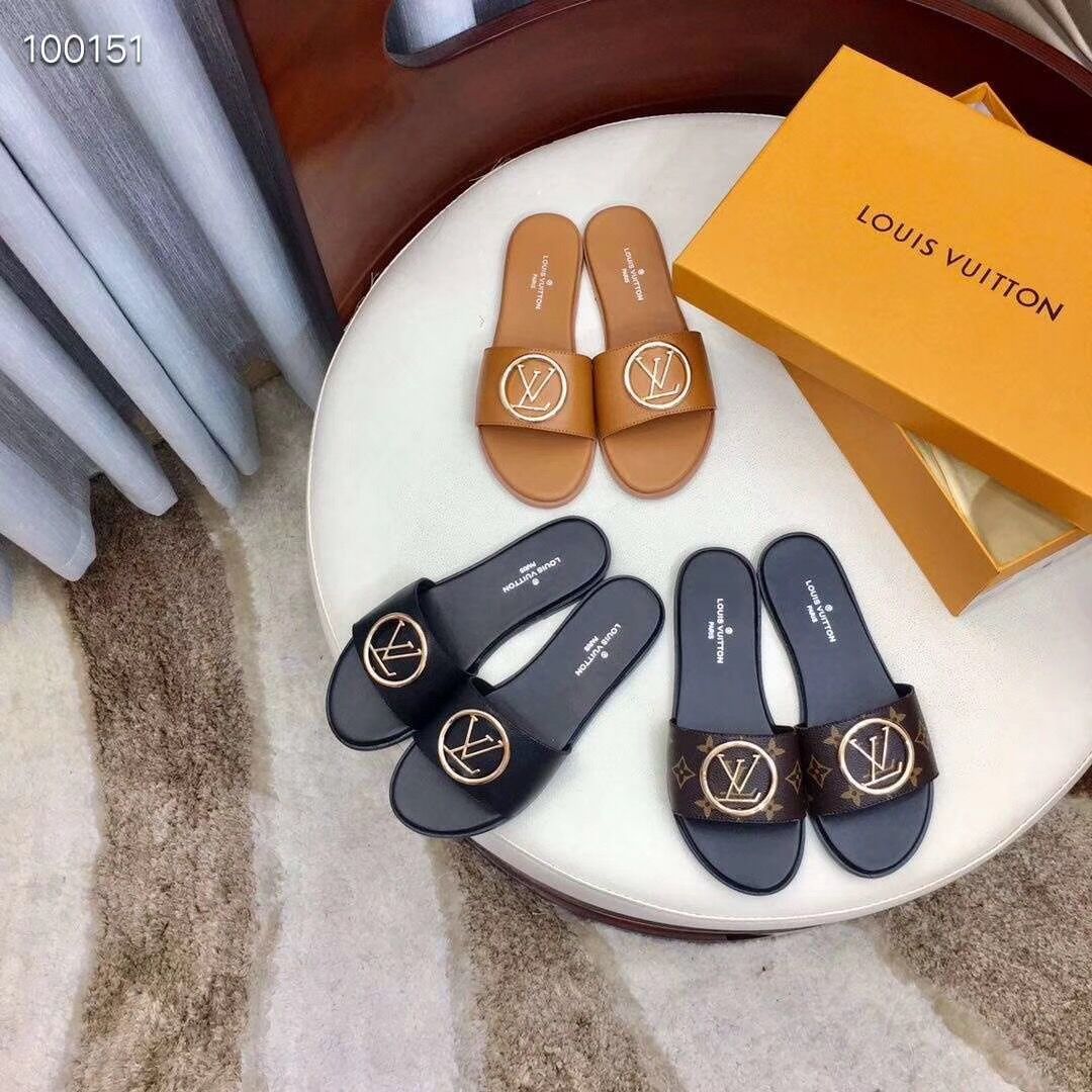 Louis Vuitton Monogram Lock It Flat Mule  - PerfectKickZ