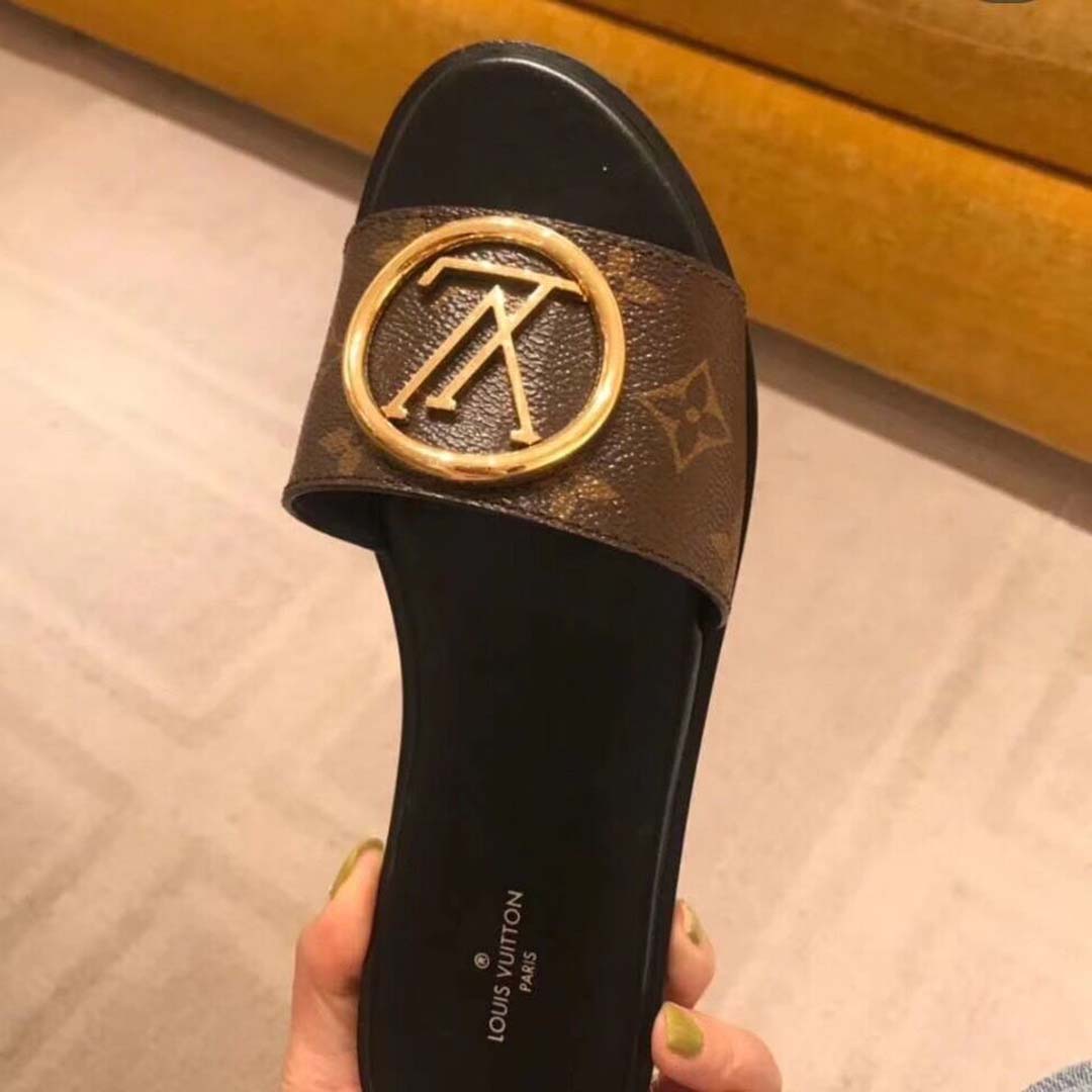 Louis Vuitton Monogram Lock It Flat Mule  - PerfectKickZ