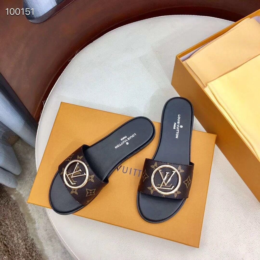 Louis Vuitton Monogram Lock It Flat Mule  - PerfectKickZ