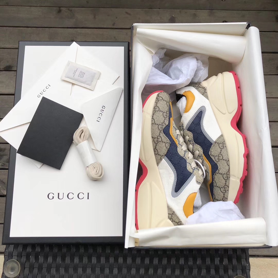 Gucci GG Rhyton Sneaker (UK SIZE) - PerfectKickZ