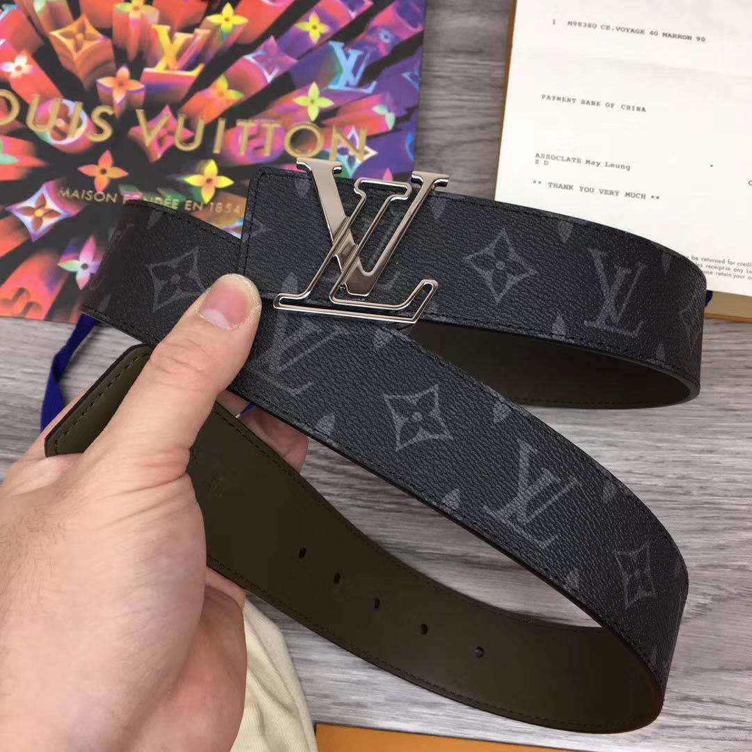 Louis Vuitton Line Reversible Monogram Belt  - PerfectKickZ