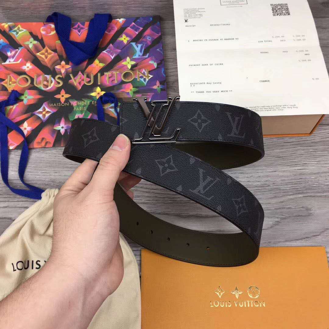 Louis Vuitton Line Reversible Monogram Belt  - PerfectKickZ