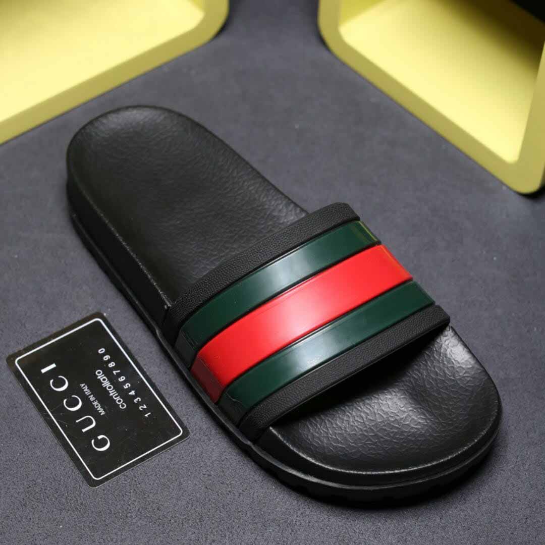 Gucci Web Slide Sandal - PerfectKickZ