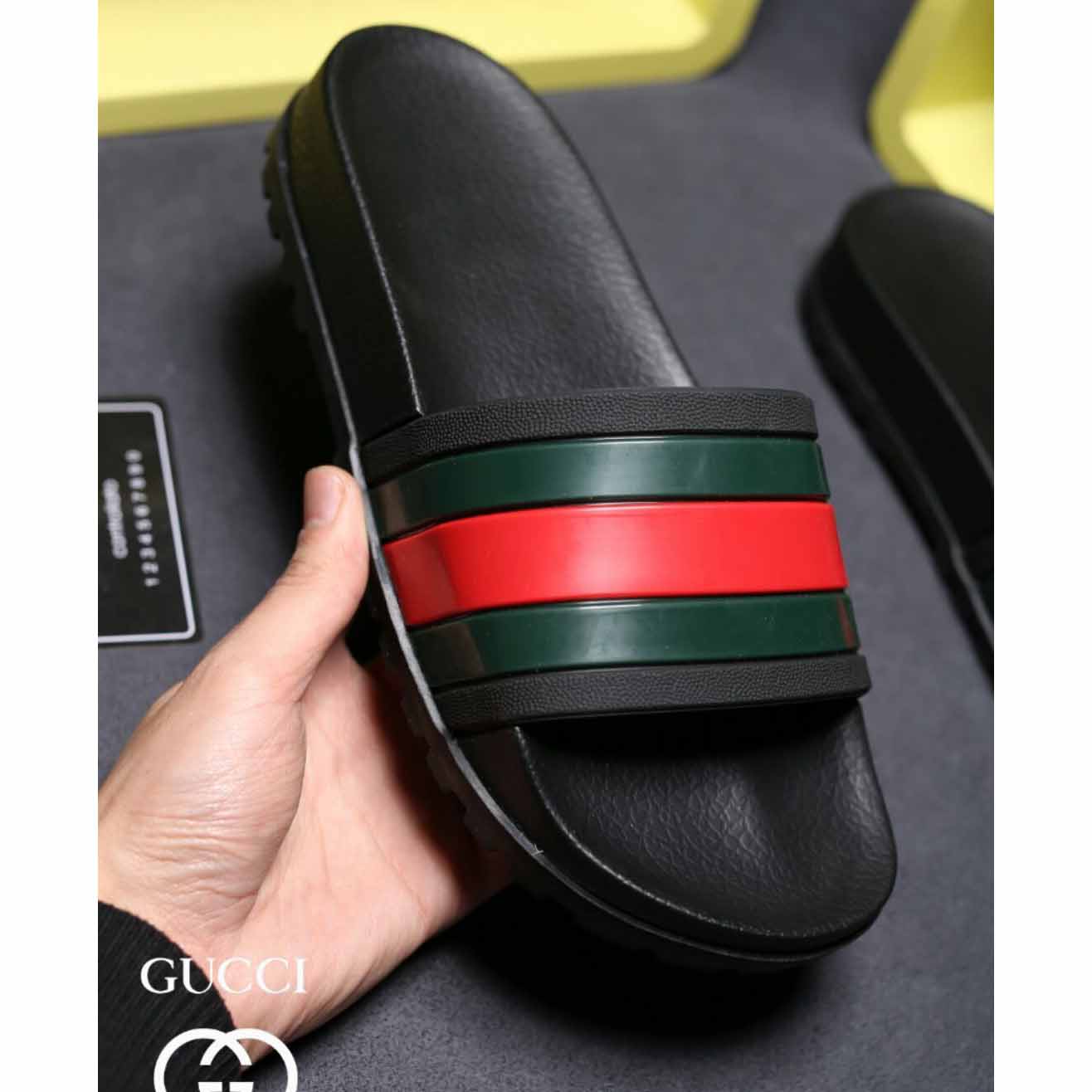 Gucci Web Slide Sandal - PerfectKickZ