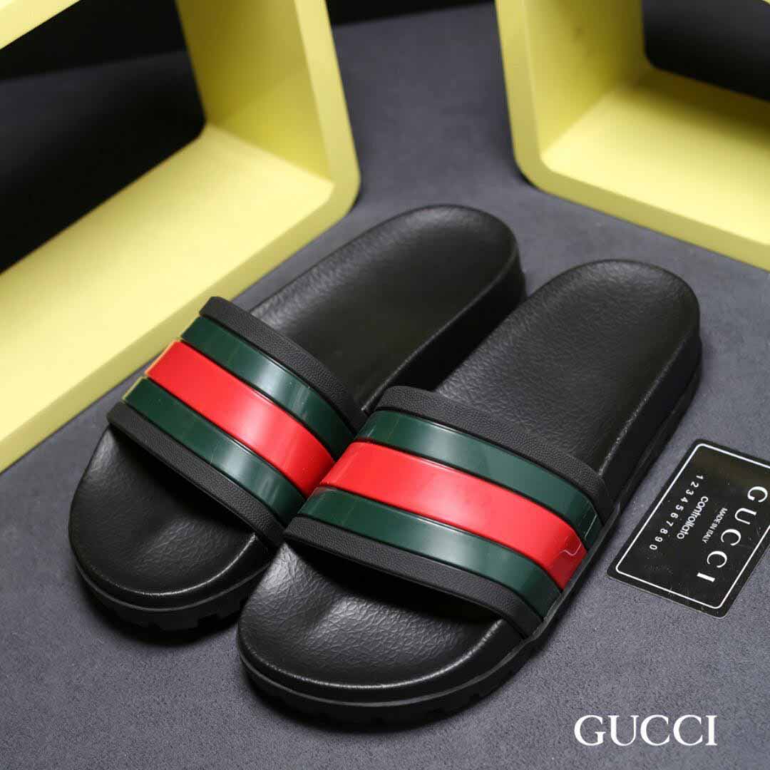 Gucci Web Slide Sandal - PerfectKickZ