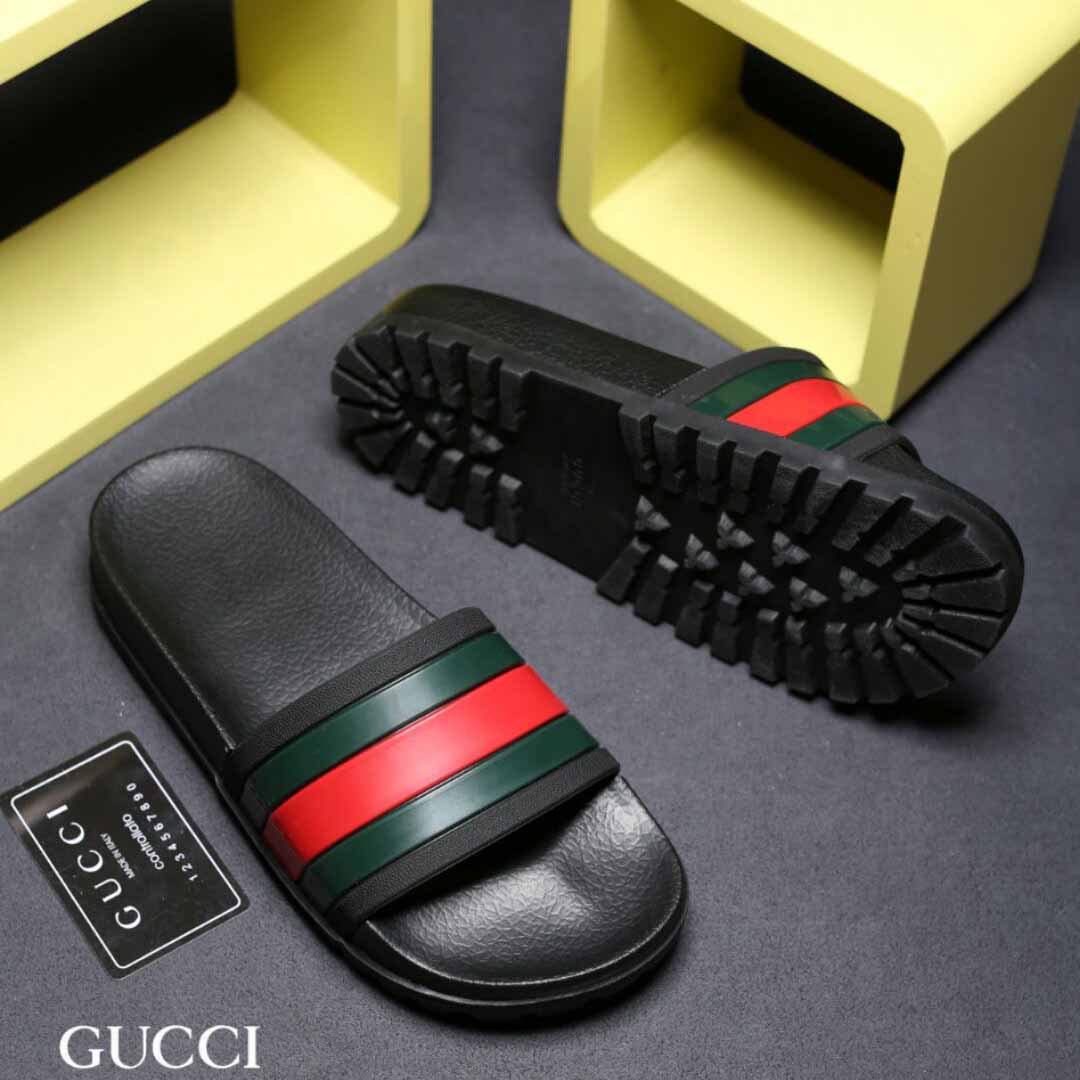 Gucci Web Slide Sandal - PerfectKickZ