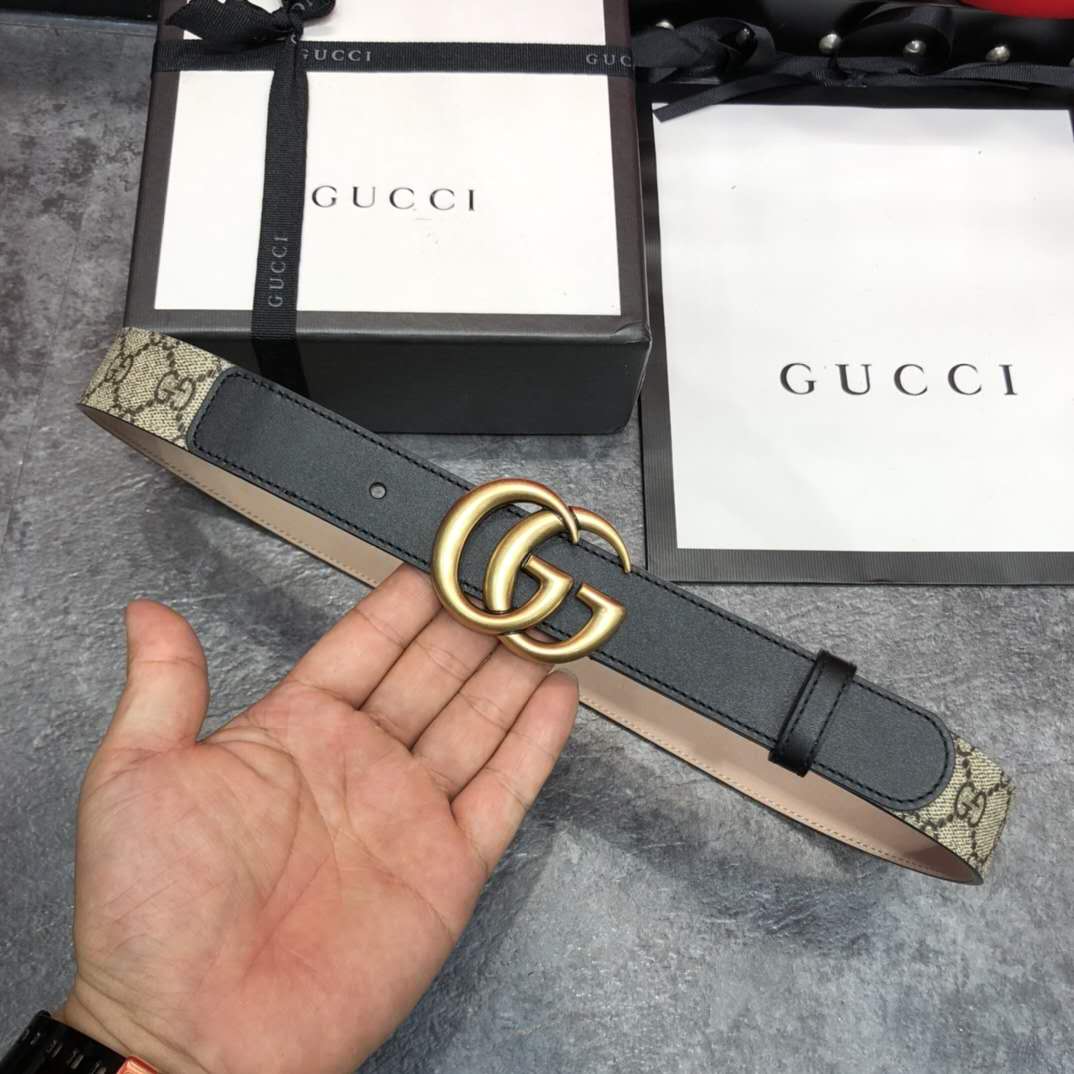 Gucci GG Belt With Double G Buckle - PerfectKickZ