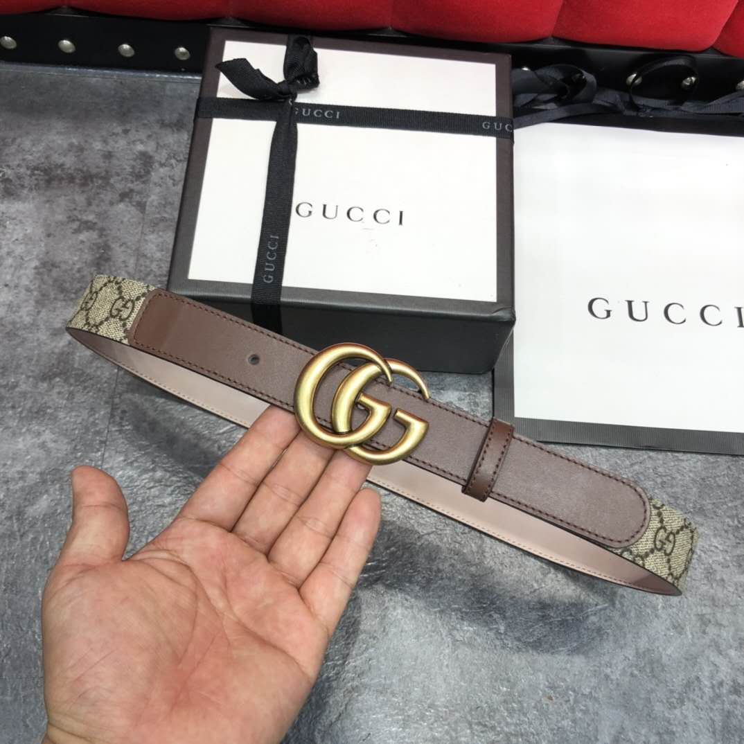 Gucci GG Belt With Double G Buckle - PerfectKickZ