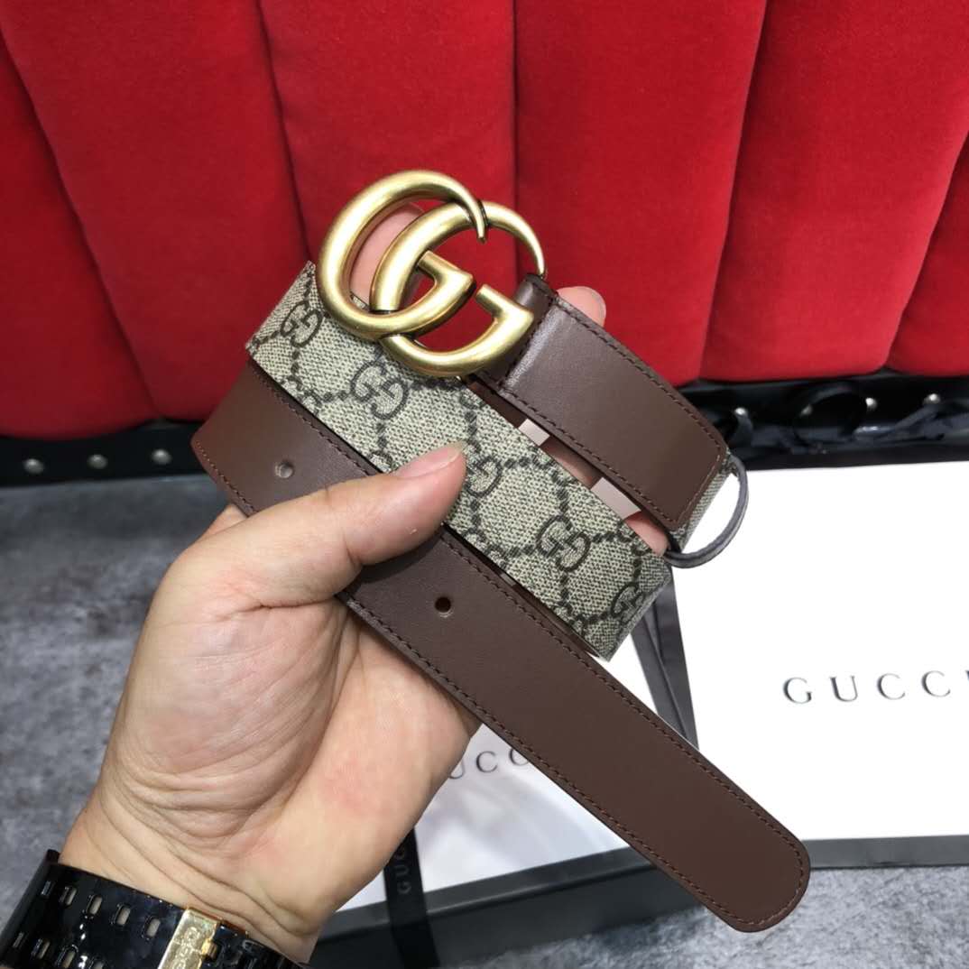 Gucci GG Belt With Double G Buckle - PerfectKickZ