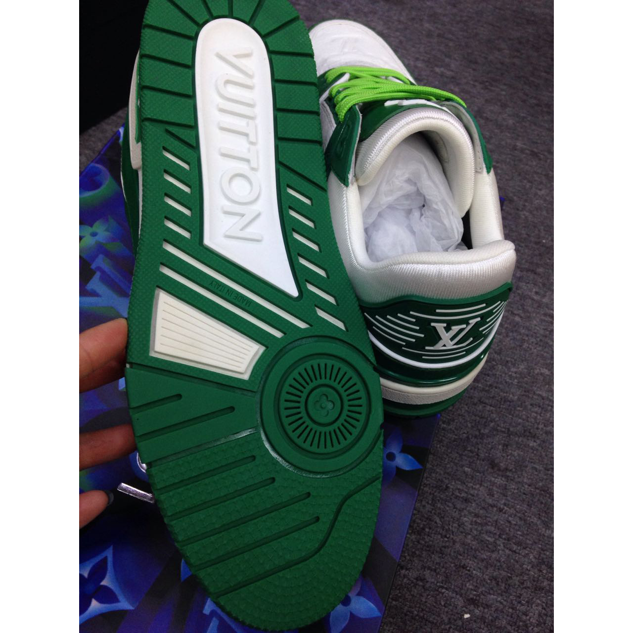 Louis Vuitton Trainer Sneaker(upon uk size) - PerfectKickZ
