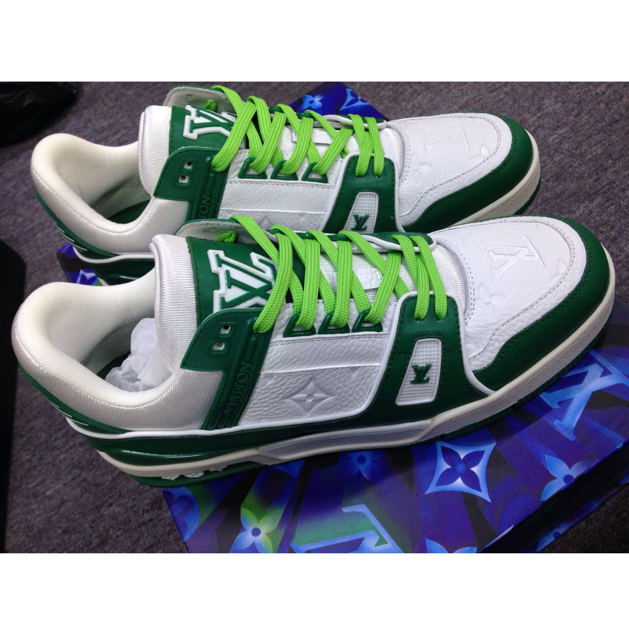 Louis Vuitton Trainer Sneaker(upon uk size) - PerfectKickZ