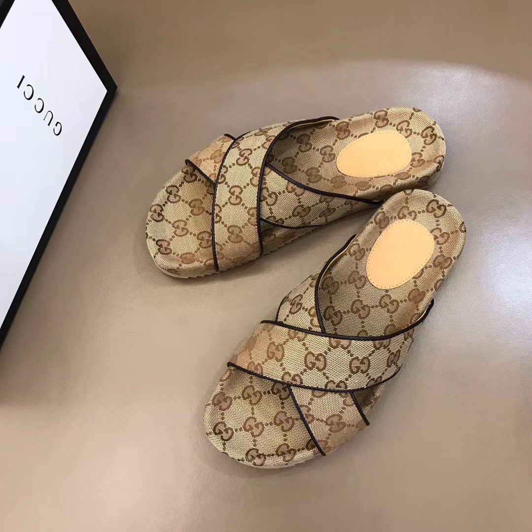 Gucci Men's GG Slide Sandal - PerfectKickZ