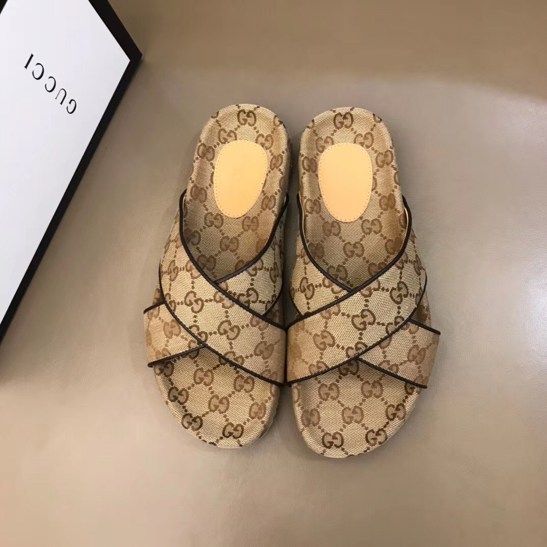 Gucci Men's GG Slide Sandal - PerfectKickZ