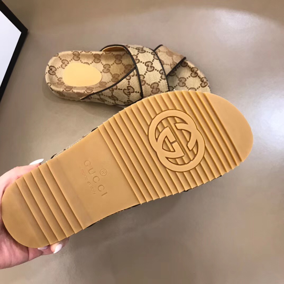 Gucci Men's GG Slide Sandal - PerfectKickZ