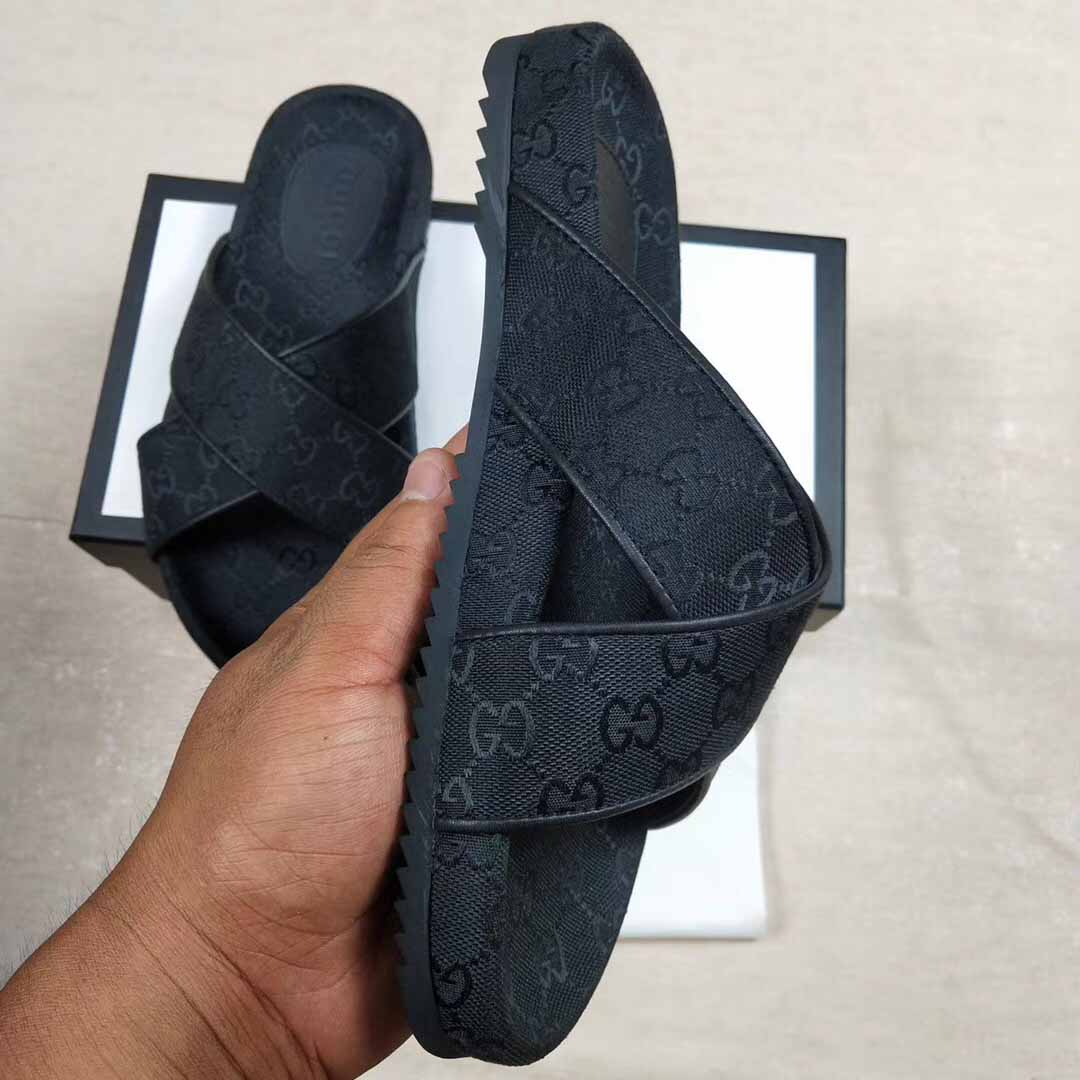 Gucci Men's GG Slide Sandal - PerfectKickZ