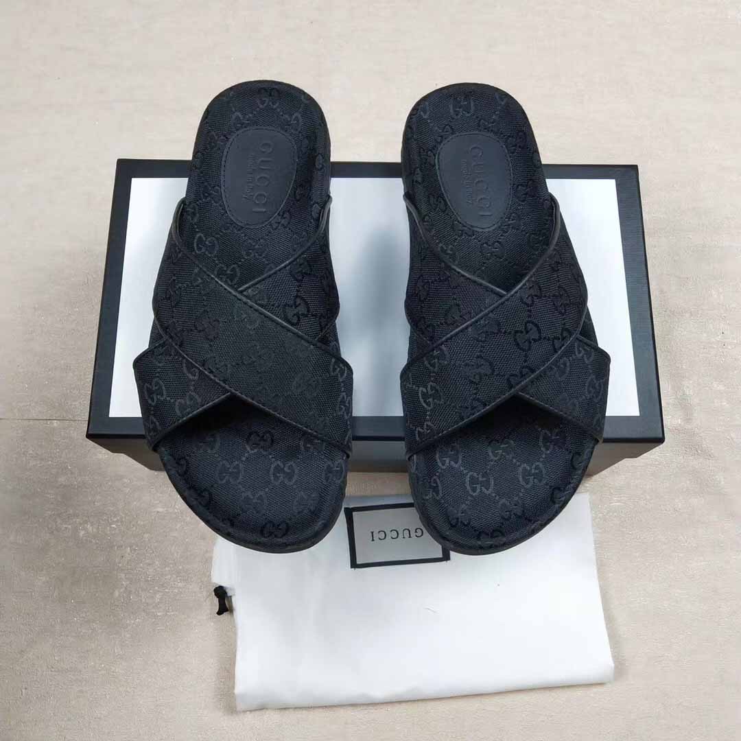 Gucci Men's GG Slide Sandal - PerfectKickZ
