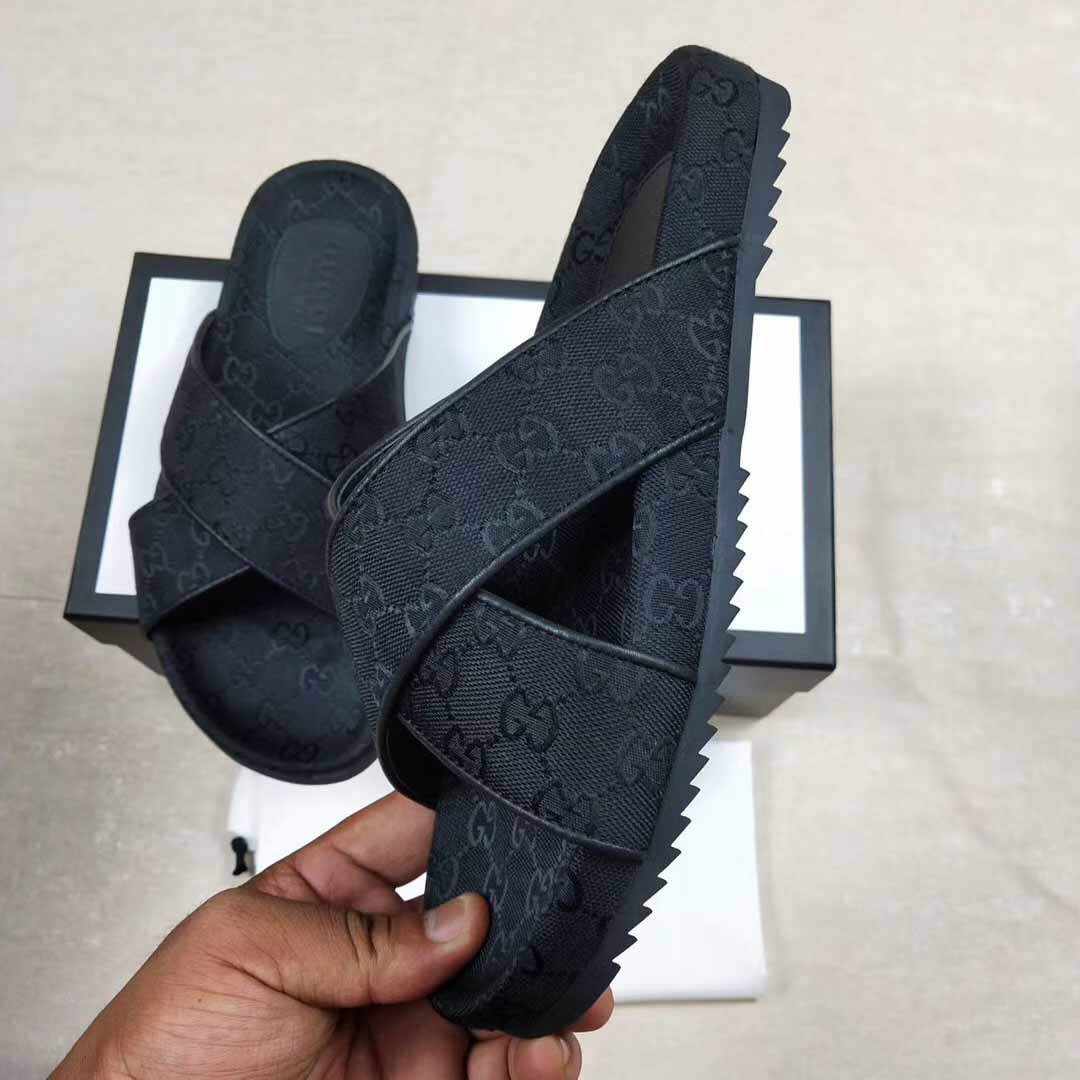 Gucci Men's GG Slide Sandal - PerfectKickZ