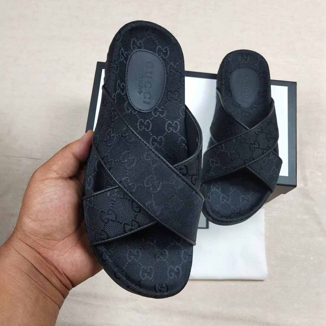 Gucci Men's GG Slide Sandal - PerfectKickZ