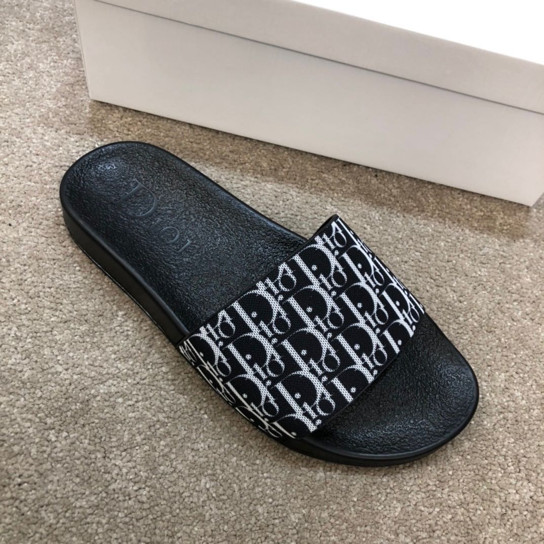 Dior Oblique Jacquard Sandals  - PerfectKickZ