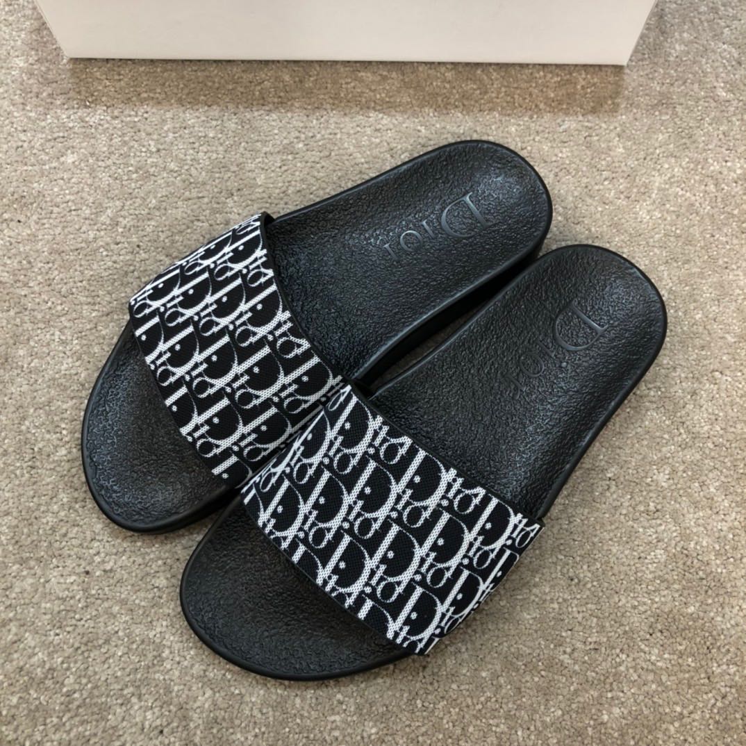 Dior Oblique Jacquard Sandals  - PerfectKickZ