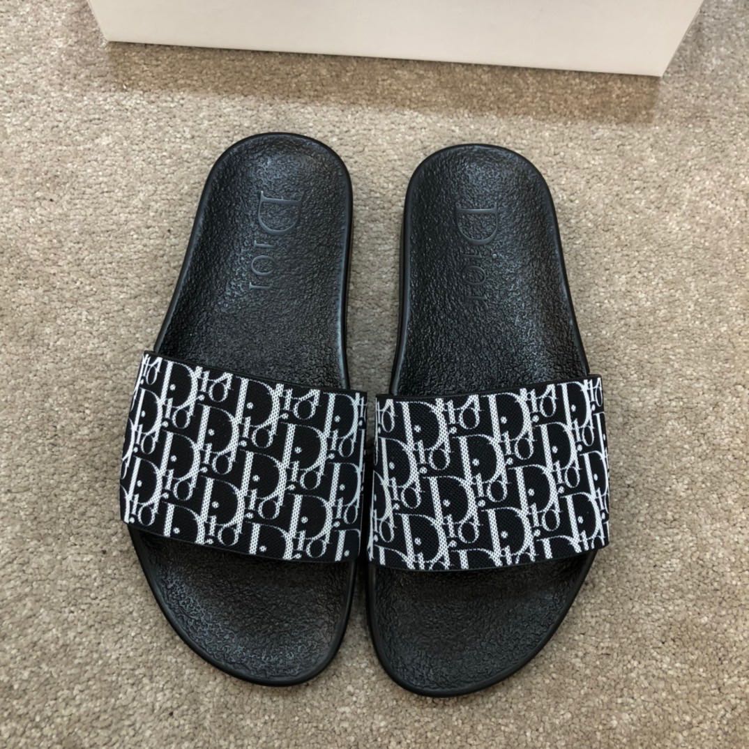 Dior Oblique Jacquard Sandals  - PerfectKickZ