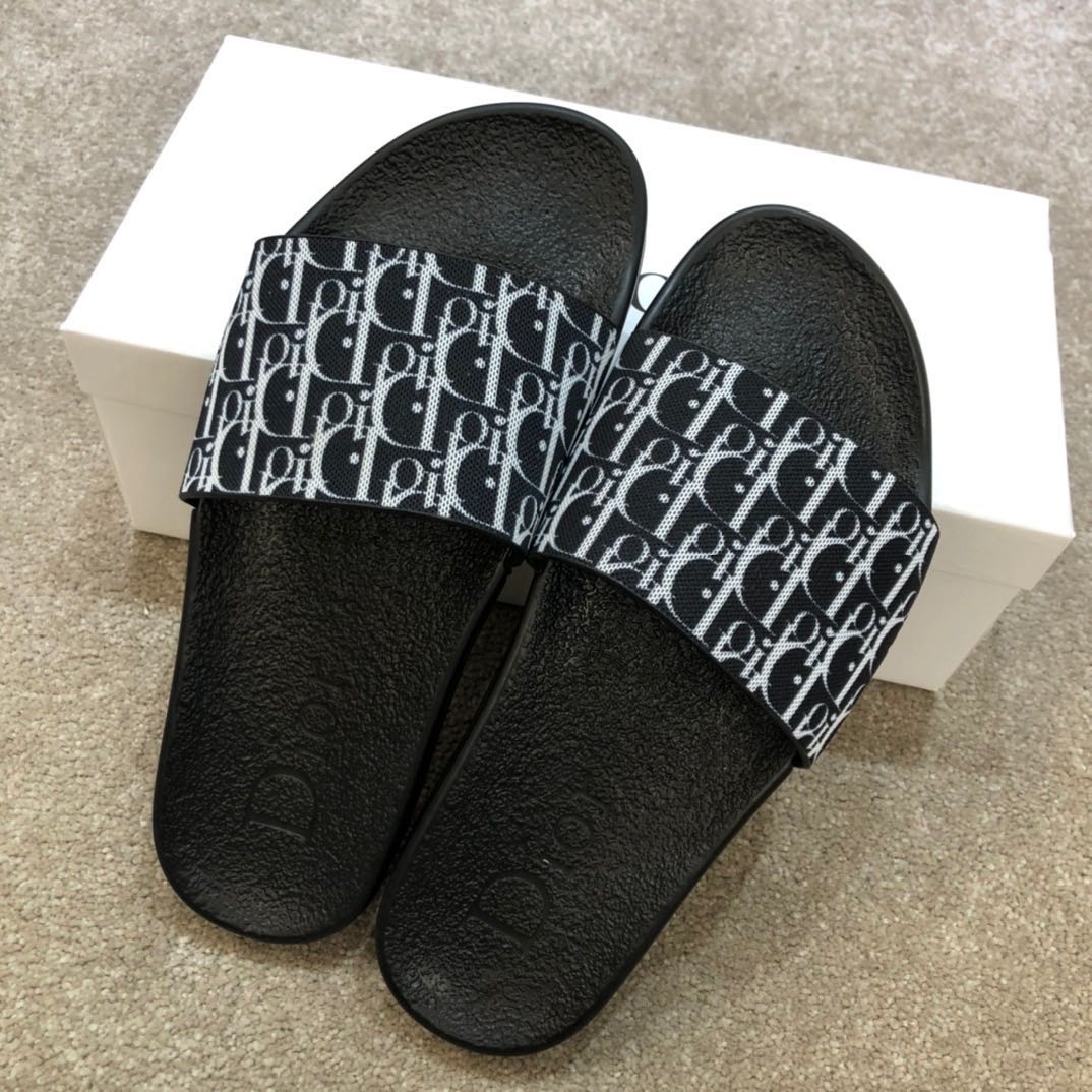 Dior Oblique Jacquard Sandals  - PerfectKickZ