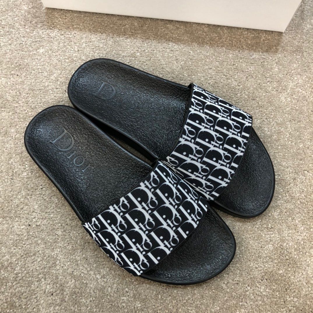 Dior Oblique Jacquard Sandals  - PerfectKickZ