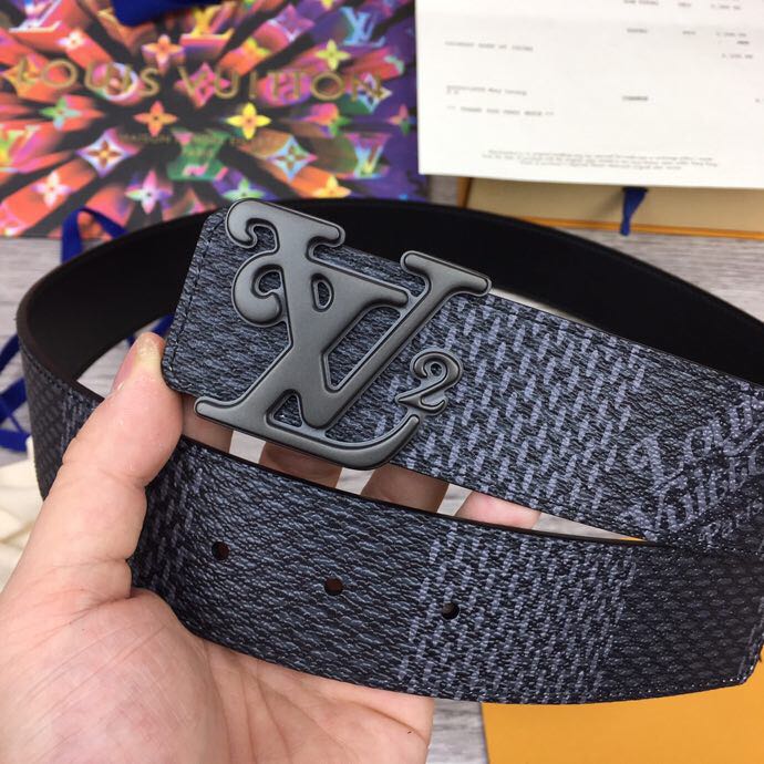 Louis Vuitton Squared 40MM Belt - PerfectKickZ