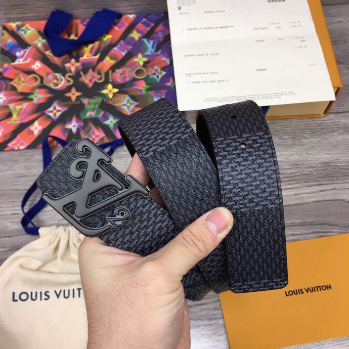 Louis Vuitton Squared 40MM Belt - PerfectKickZ