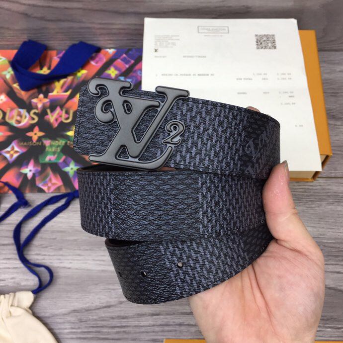 Louis Vuitton Squared 40MM Belt - PerfectKickZ