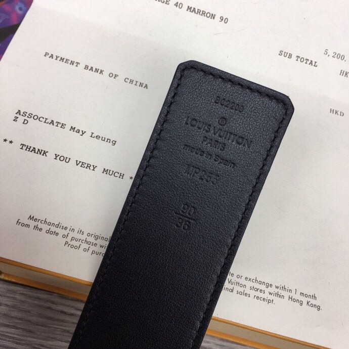 Louis Vuitton Squared 40MM Belt - PerfectKickZ