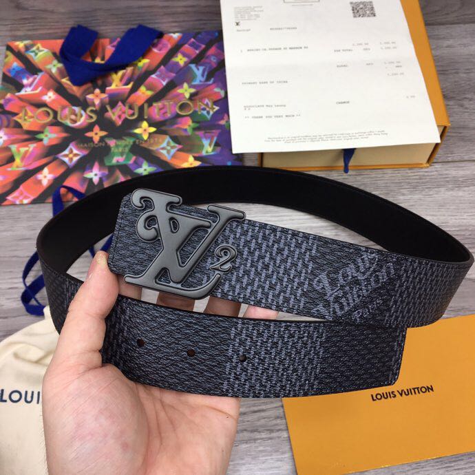Louis Vuitton Squared 40MM Belt - PerfectKickZ