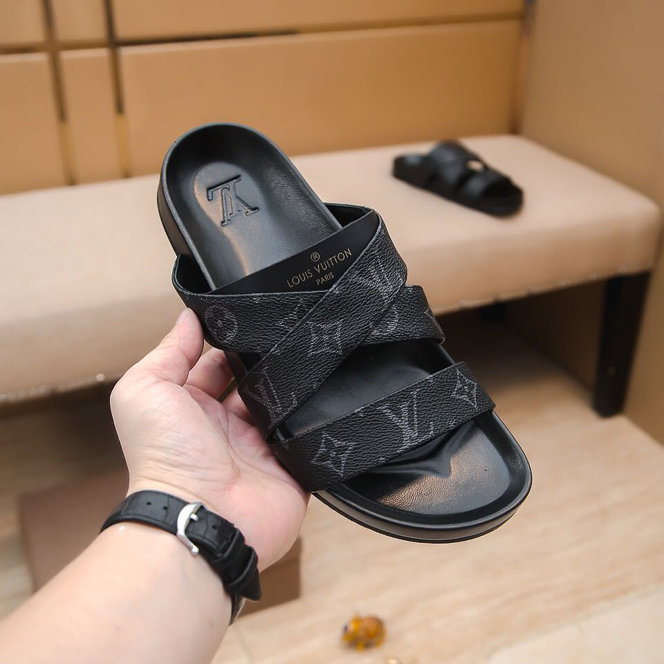 Louis Vuitton Monogram Slippers(Upon UK size) - PerfectKickZ