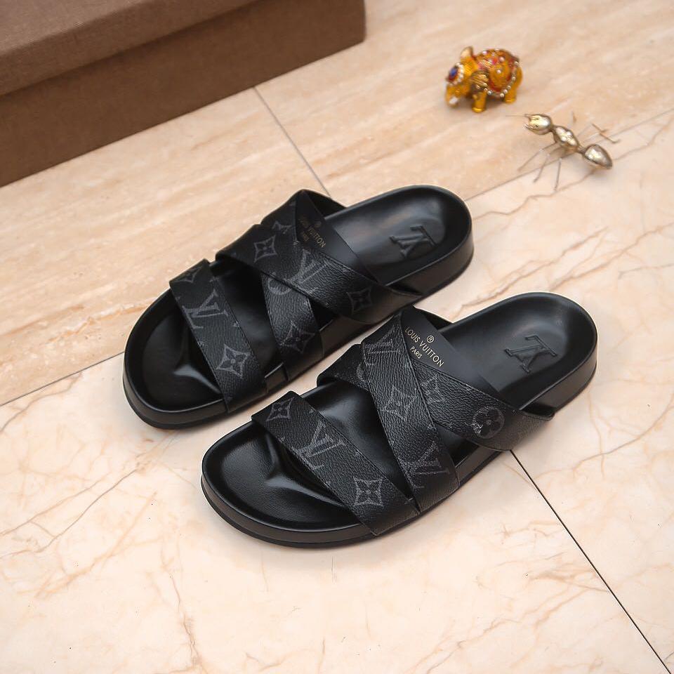 Louis Vuitton Monogram Slippers(Upon UK size) - PerfectKickZ