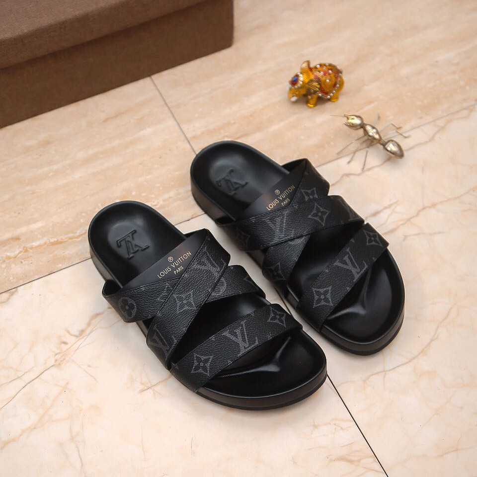 Louis Vuitton Monogram Slippers(Upon UK size) - PerfectKickZ