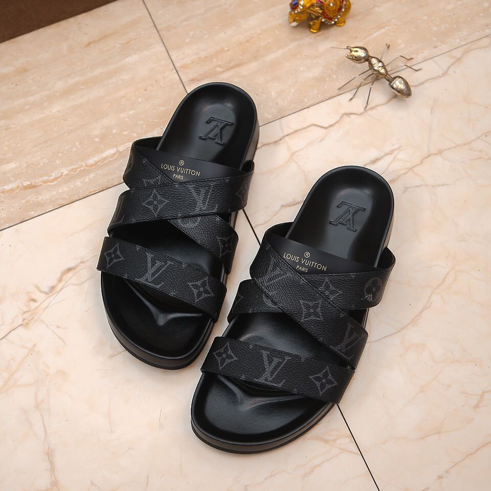 Louis Vuitton Monogram Slippers(Upon UK size) - PerfectKickZ