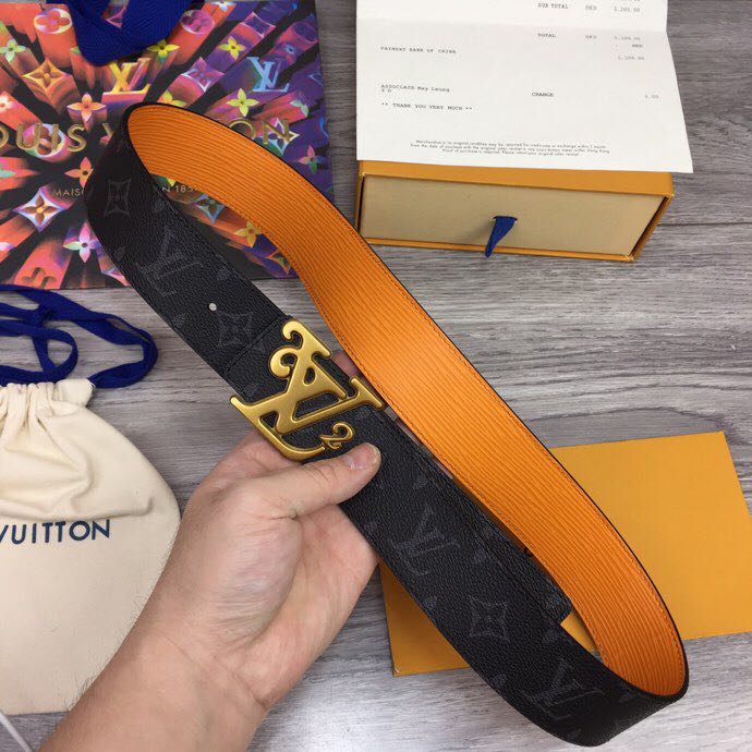 Louis Vuitton Squared 40MM Belt - PerfectKickZ