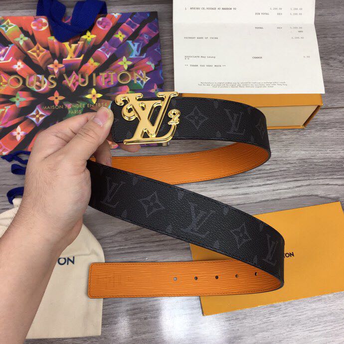 Louis Vuitton Squared 40MM Belt - PerfectKickZ
